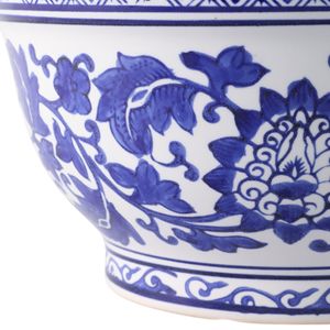 ROYBROOK SET OF 2 BLUE PLANTER 6 (IN) 5