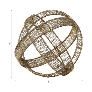 DRAYTONWOOD GOLD ORB 9 (IN) 7