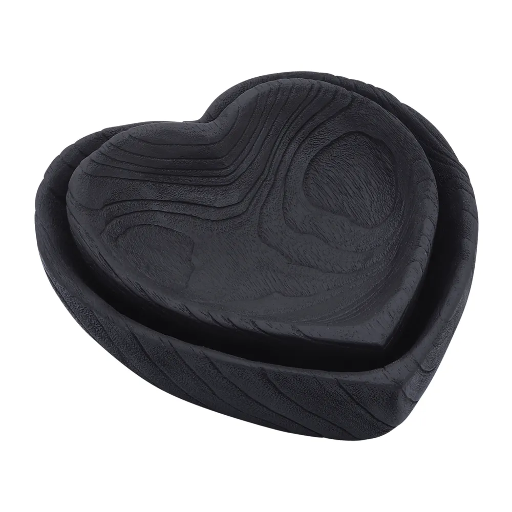 DASHLAKE SET OF 2 BLACK BOWLS 3 (IN)