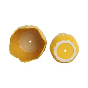 GENTRYWIND SET OF 2 YELLOW PLANTER 10 (IN) 7