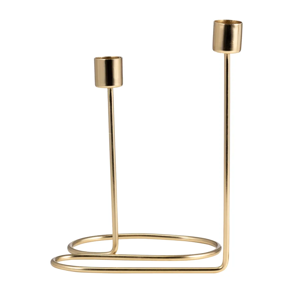 GIBSONGROVE GOLD CANDLE HOLDER 8 (IN)
