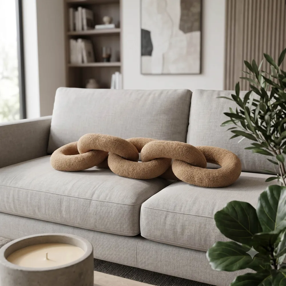 ROSESIDE BROWN PILLOW 4 (IN)