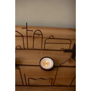 Wire Wall Triple T-Lite Sconce 4
