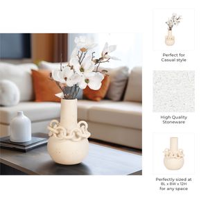 ORIONLAND IVORY VASE 12 (IN) 10