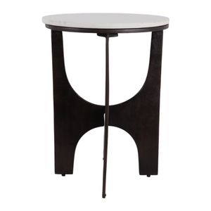 GARSONFIELD WHITE TABLE 22 (IN) 4