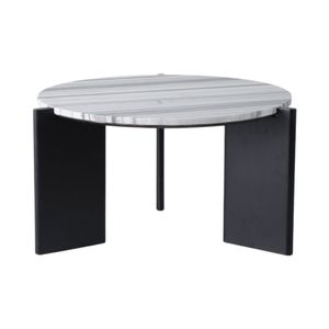 AXELVIEW BLACK COFFEE TABLE 17 (IN) 5