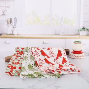 Cardinal & Tree Cotton Kitchen Towels (Set of 3) 3