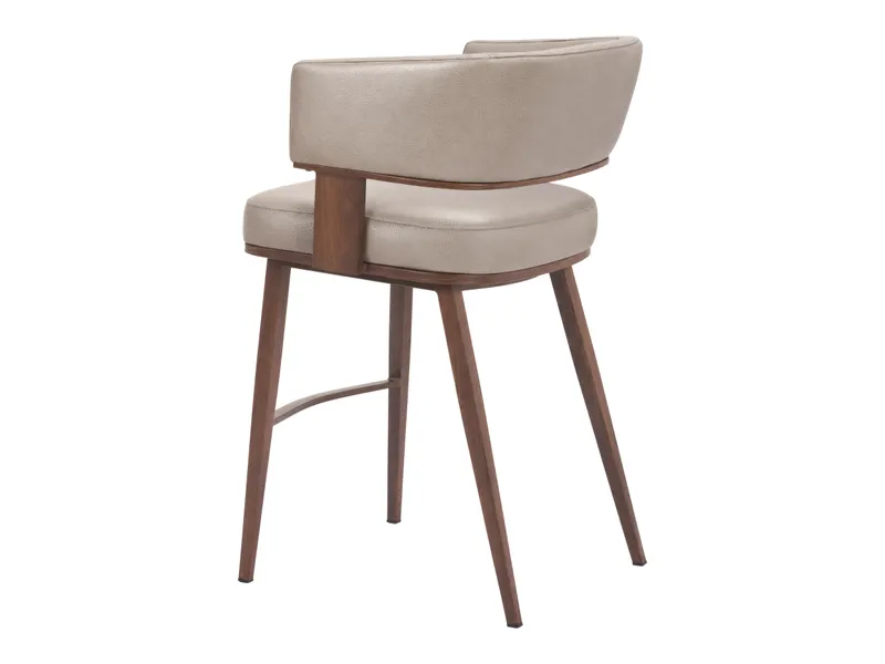 Poise Counter Stool Brown & Walnut 6