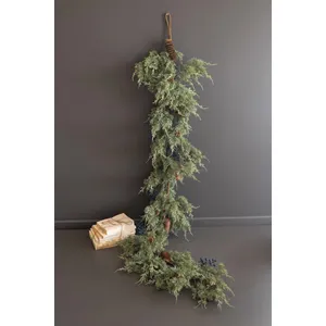 Artificial Juniper Christmas Garland with Berries 1