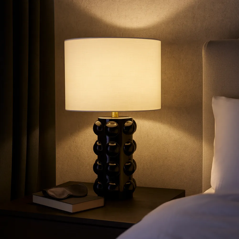 TUCKERPORT BLACK LAMP 22 (IN)