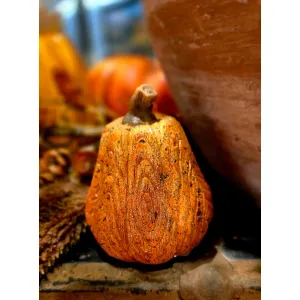 Rustic Manor Pumpkin 4x4x4in 2