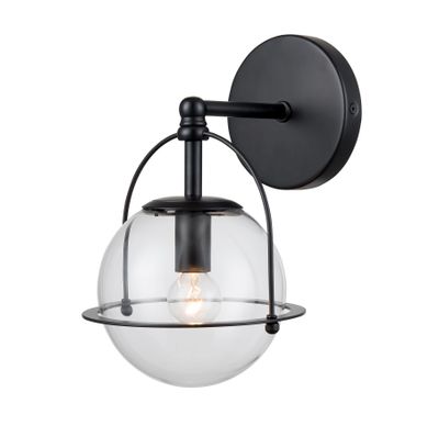 Langford 10″ High 1-Light Sconce - Matte Black