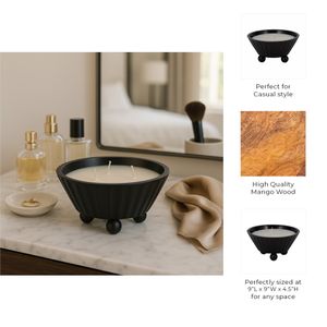 FINLEYMORE BLACK CANDLE 5 (IN) 10