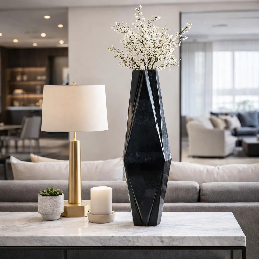 CAXTONCROSS GRAY VASE 33 (IN)