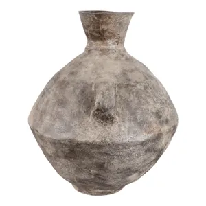 HANLEYLAKE BROWN VASE 33 (IN) 5