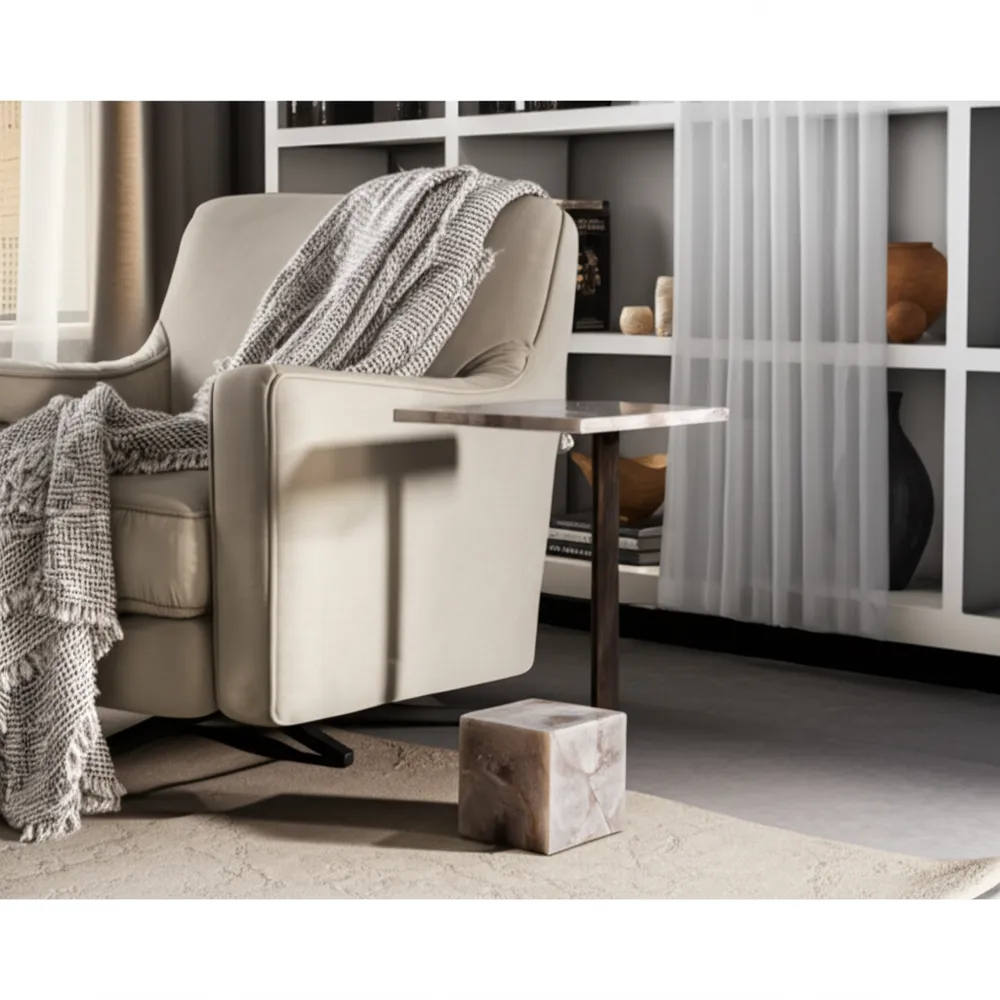 MILTONRIDGE GRAY TABLE 26 (IN)