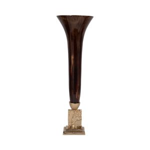 ATLASMILL BRONZE GLASS VASE 26 (IN) 1