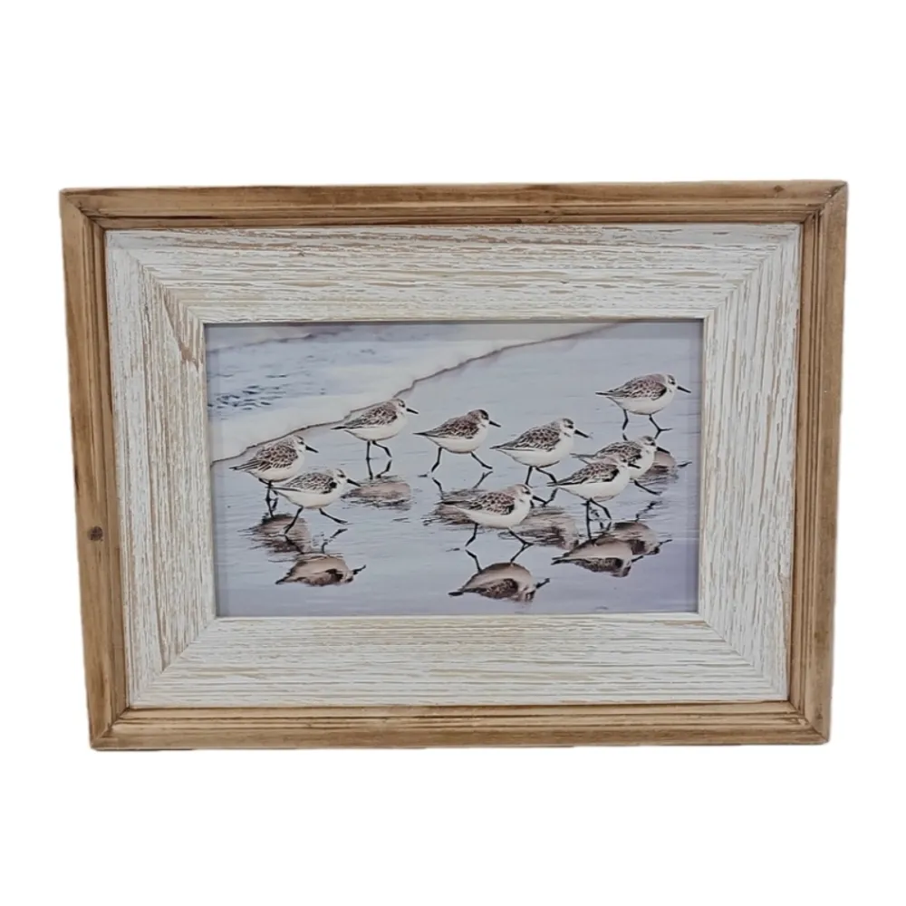 15-3/4" FRAMED SEA BIRD WALL ART
