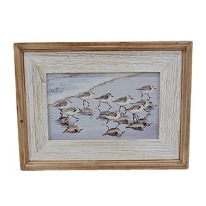 15-3/4" FRAMED SEA BIRD WALL ART 1