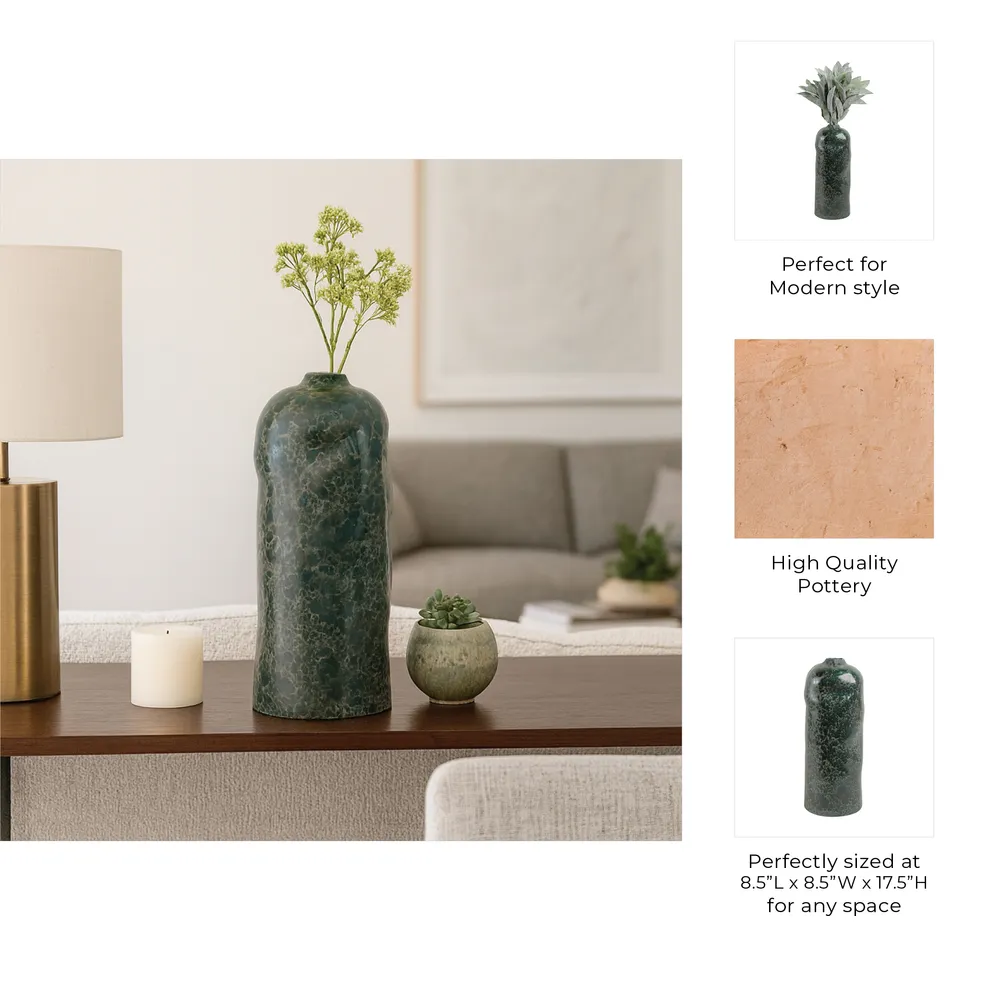 BLANTONWAY GREEN VASE 18 (IN)