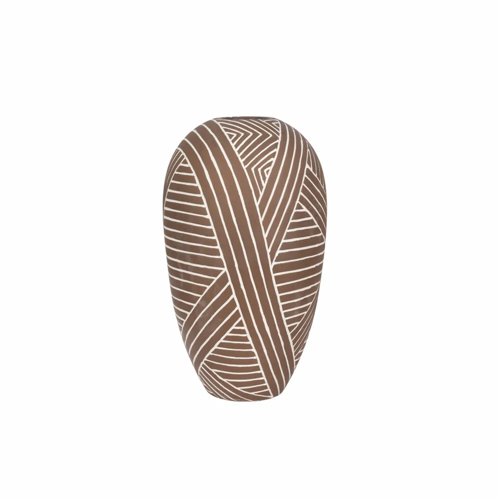 DEANVALE BROWN VASE 22 (IN)