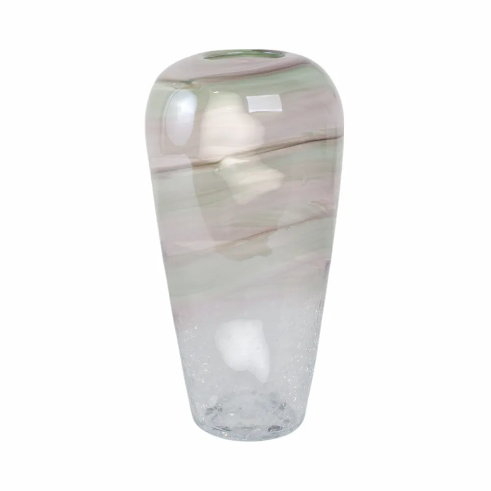 TURNERSTONE CLEAR GLASS VASE 12 (IN)