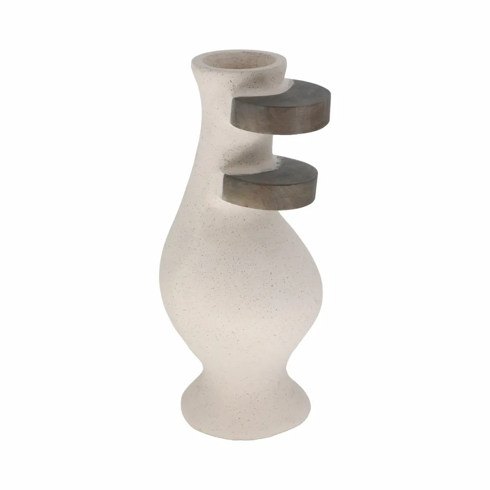 ROMANDALE IVORY VASE 15 (IN)