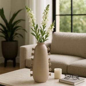 BURGESSBROOK TAN VASE 15 (IN) 11