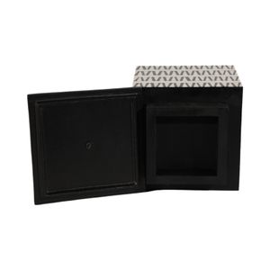 TANNERWIND SET OF 2 BLACK BOXES 9 (IN) 9