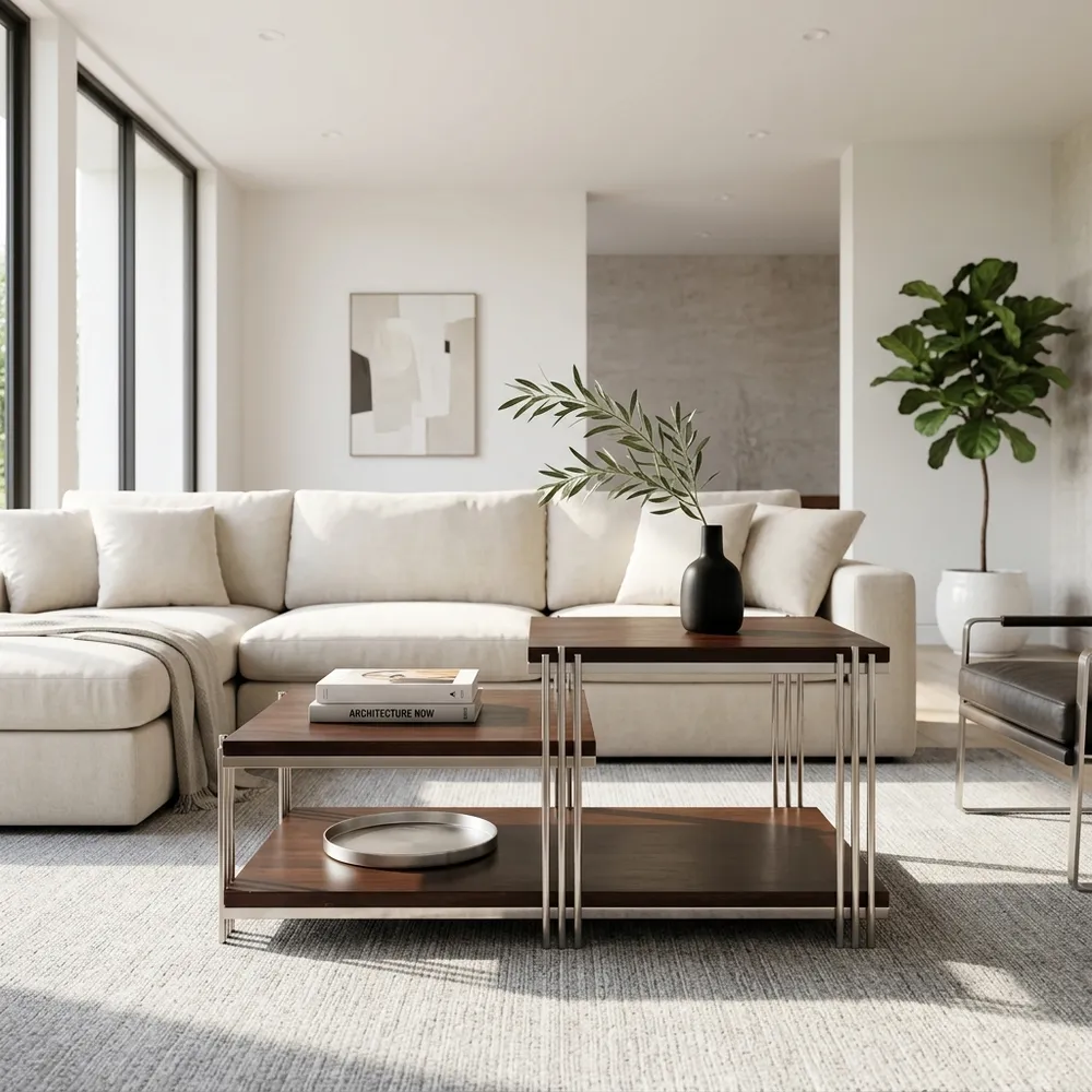 CASTONSHAW BROWN COFFEE TABLE 20 (IN)