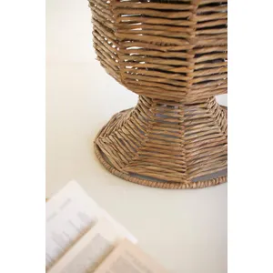 Iron and Seagrass Urn 6