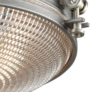 Sylvester 14'' Wide 2-Light Flush Mount - Weathered Zinc 4