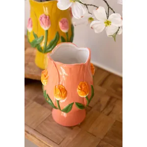 Set of 2 Ceramic Tulip Vases 2
