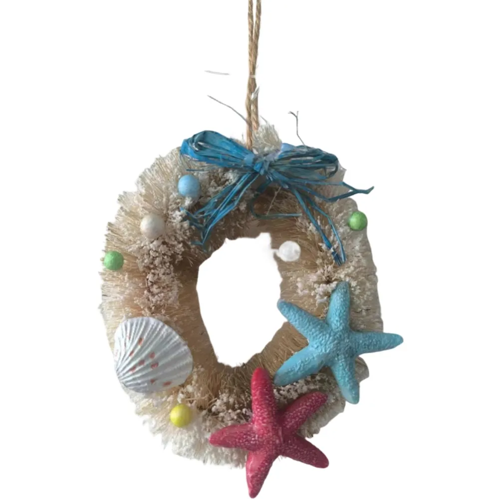 4-1/2" NAUTICAL WREATH ORNAMENT