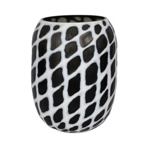 ALMABURN BLACK GLASS VASE 18 (IN) 1