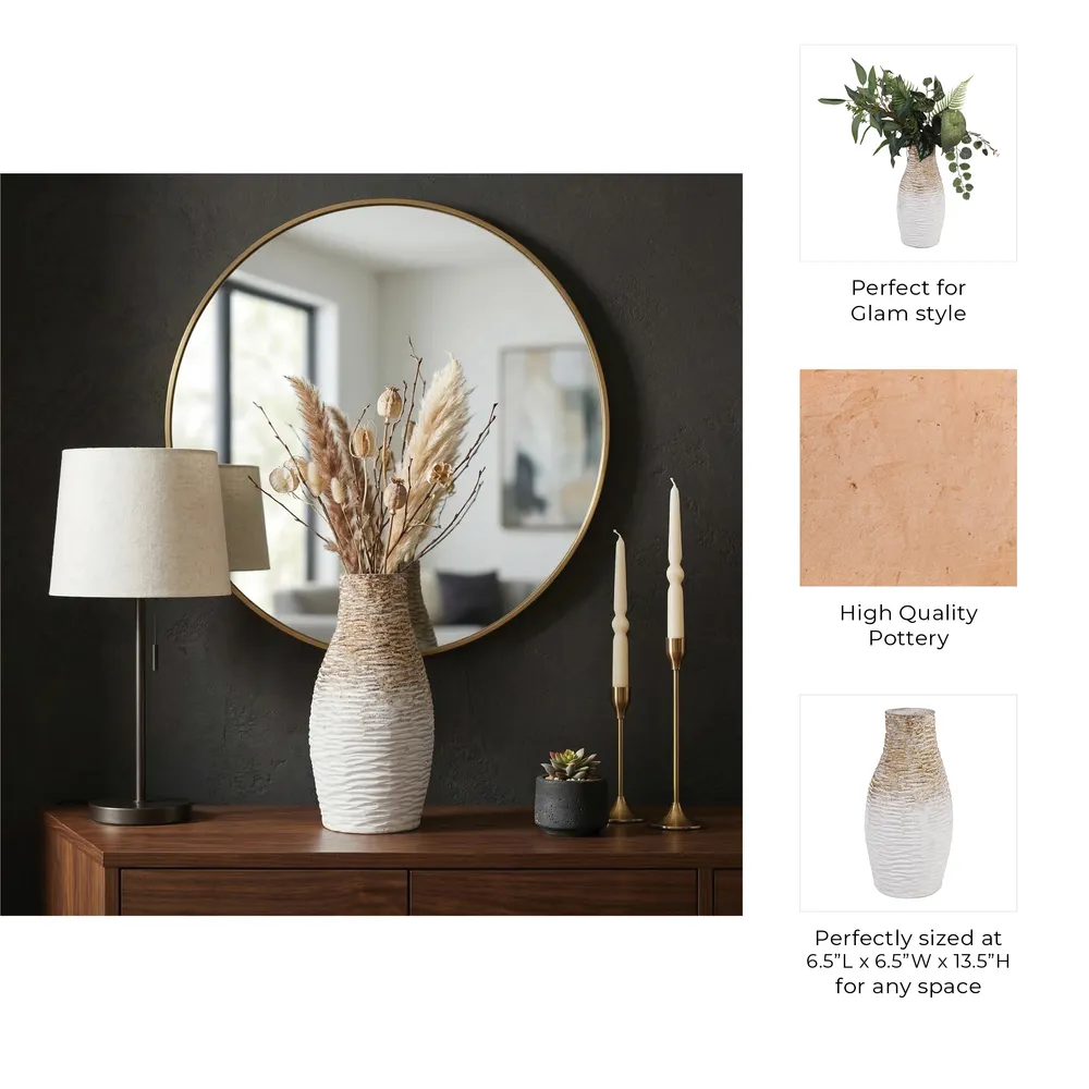 NOVALAKE BROWN VASE 14 (IN)