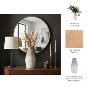 NOVALAKE BROWN VASE 14 (IN) 11