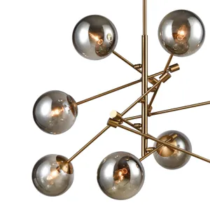 Accelerated Returns 34'' Wide 8-Light Chandelier - Aged Brass 4