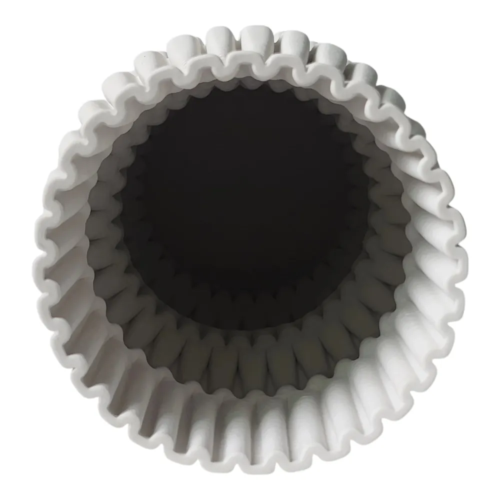 CALTONPORT WHITE VASE 15 (IN)