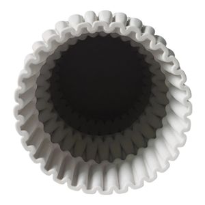 CALTONPORT WHITE VASE 15 (IN) 4