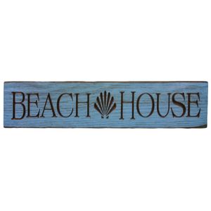 24" USA BEACH HOUSE ROUTED BARNWOOD SIGN 1