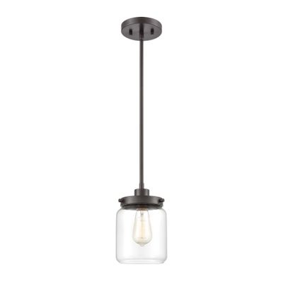 Mason 6″ Wide 1-Light Mini Pendant - Oil Rubbed Bronze