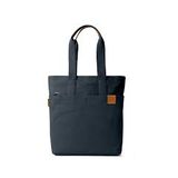HERRINGBONE RECYCLED STRAP TOTE - NAVY 1