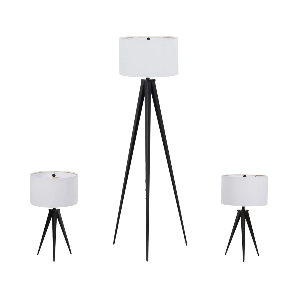 DASHPARK SET OF 3 BLACK LAMPS 60 (IN)