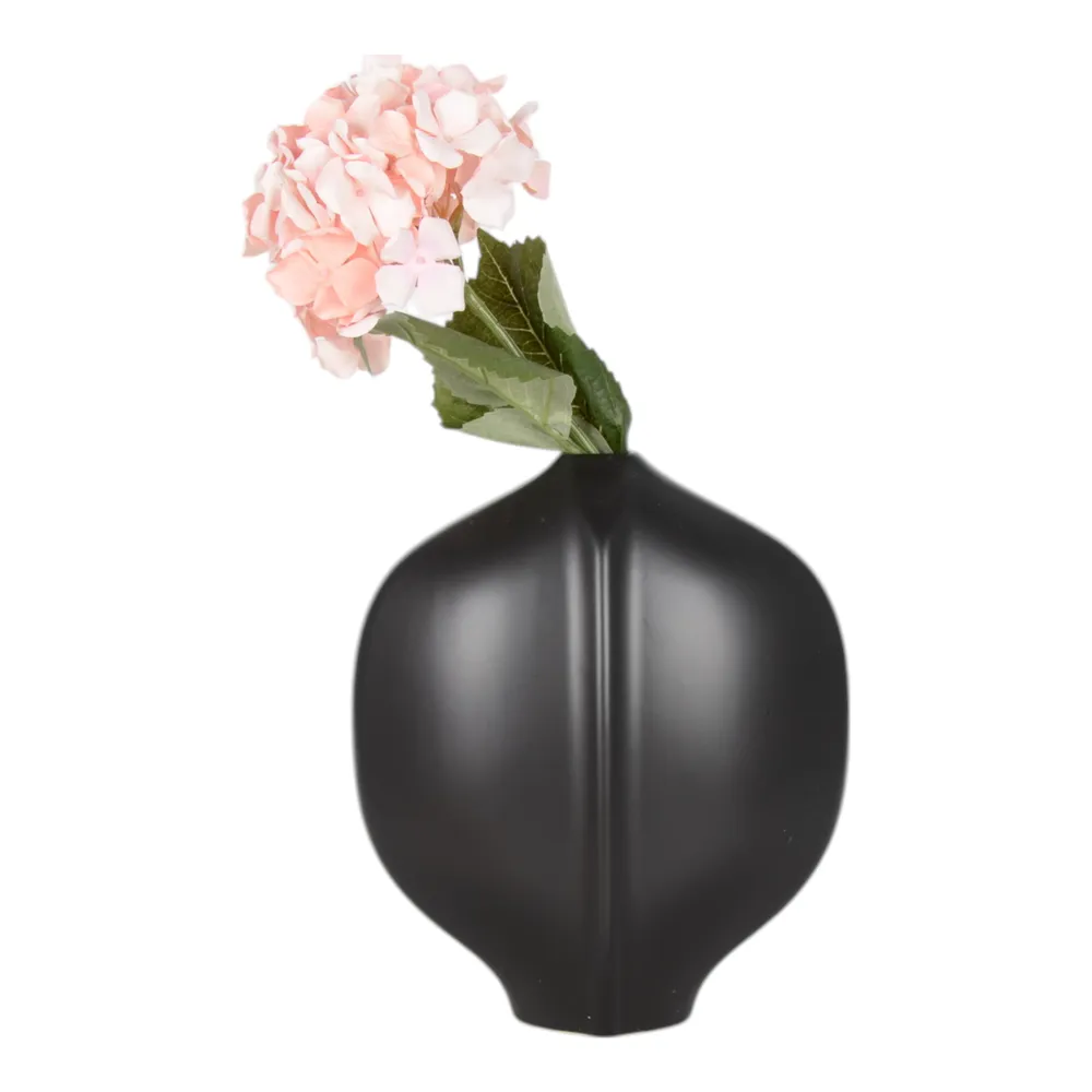 HAYESWOOD BLACK VASE 12 (IN)