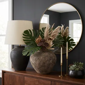 PALMERTON BROWN VASE 11 (IN) 12