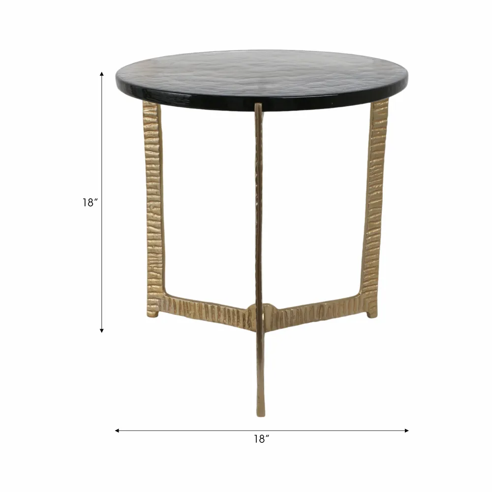 HAZENOAK GOLD TABLE 18 (IN)