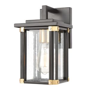 Vincentown 11'' High 1-Light Outdoor Sconce - Matte Black 1
