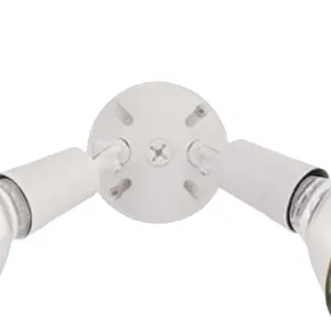 Daley 6'' High 2-Light Outdoor Sconce - White 3