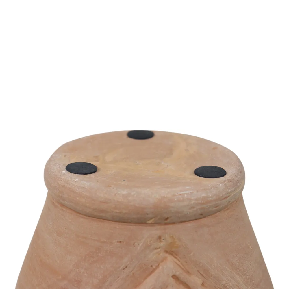 GAVIN RED VASE 13 (IN)